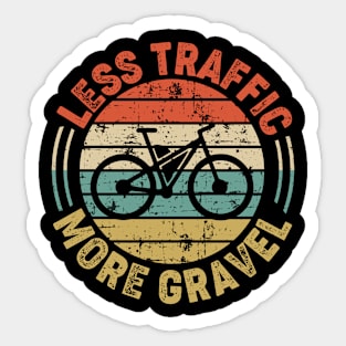 Bikepacking Cyclists Gravel Bike Bicycle Funny Cyclists Sticker